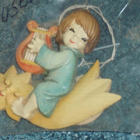 "Shooting Star" Anri Ferrandiz Wood Carved Christmas Ornament From Italy - GIFT! - Picture 2 of 3